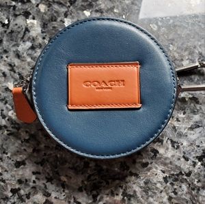 Coach coin pouch. Authentic. Belt strap or carabiner.  Like new